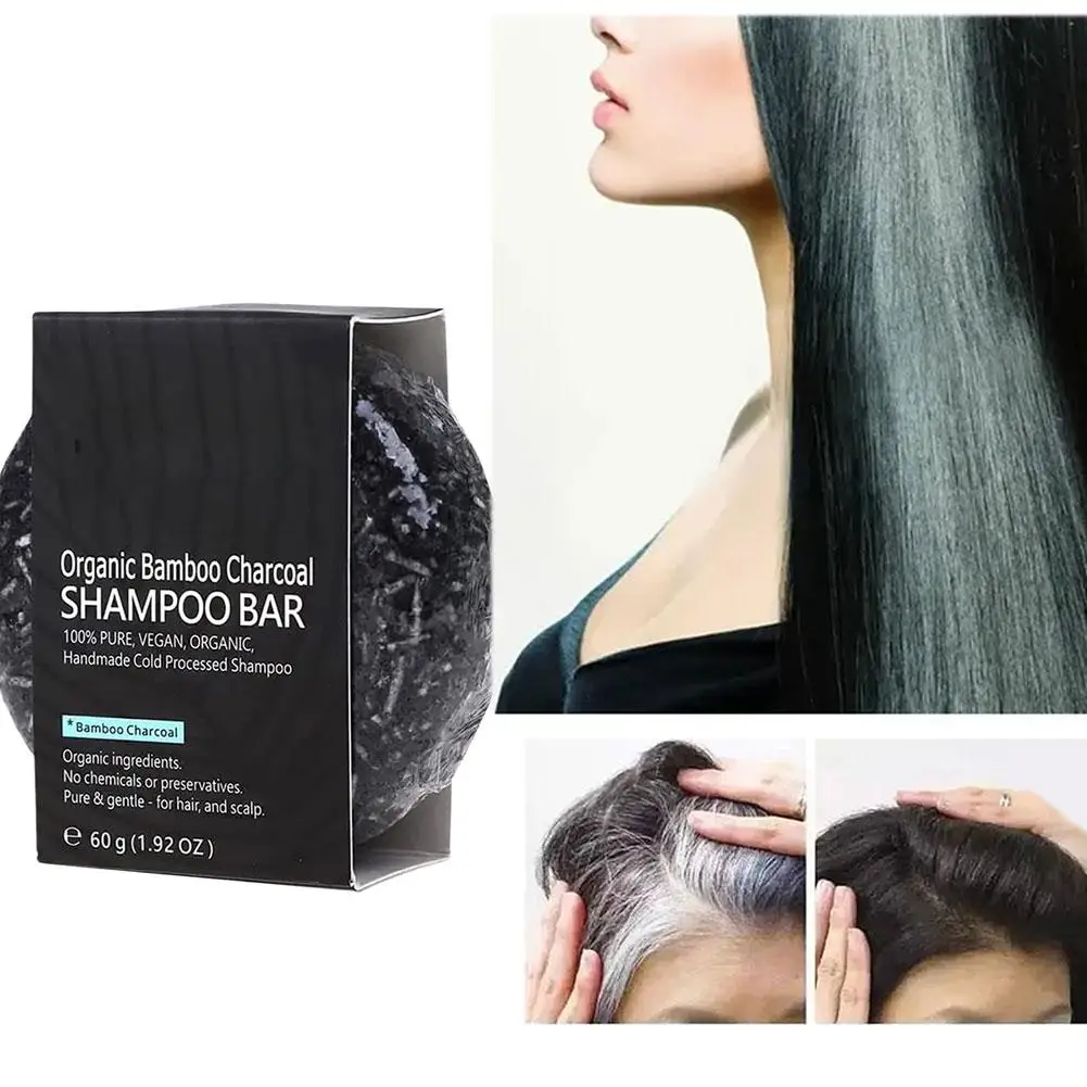 

Натуральный шампунь для затемнения волос, мыло, органический мягкий шампунь, эссенция для серых волос, Polygonum Reverse Formula, Cleansin A1Q7