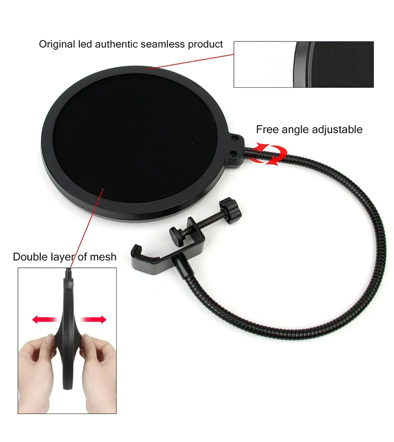 BM800 Professional Condenser Microphone Kits V8 Sound Card Karaoke with Stand USB MIC Live Streaming | Электроника