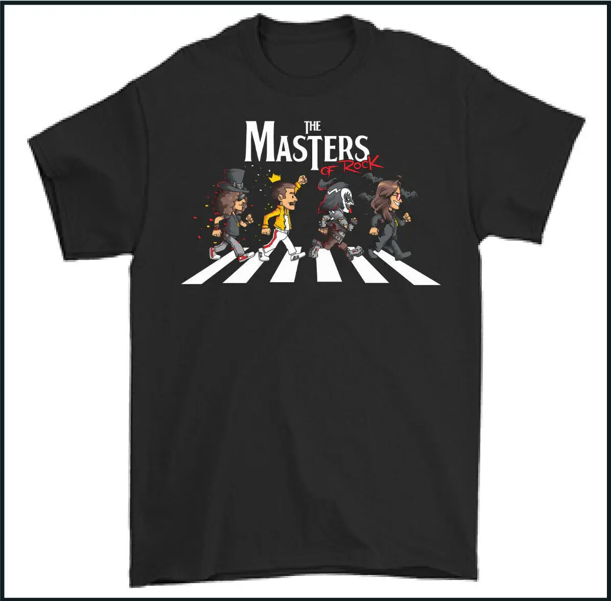 Футболка с рок-музыкой гитара Heavy Metal n Roll Band барабаны топ для барабанов