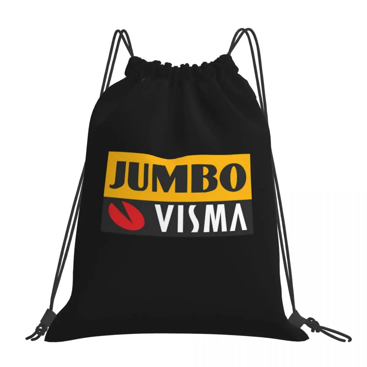 

Jumbo Visma Pro Cycling Team Backpacks Multi-function Portable Drawstring Bags Drawstring Bundle Pocket Storage Bag Book Bags