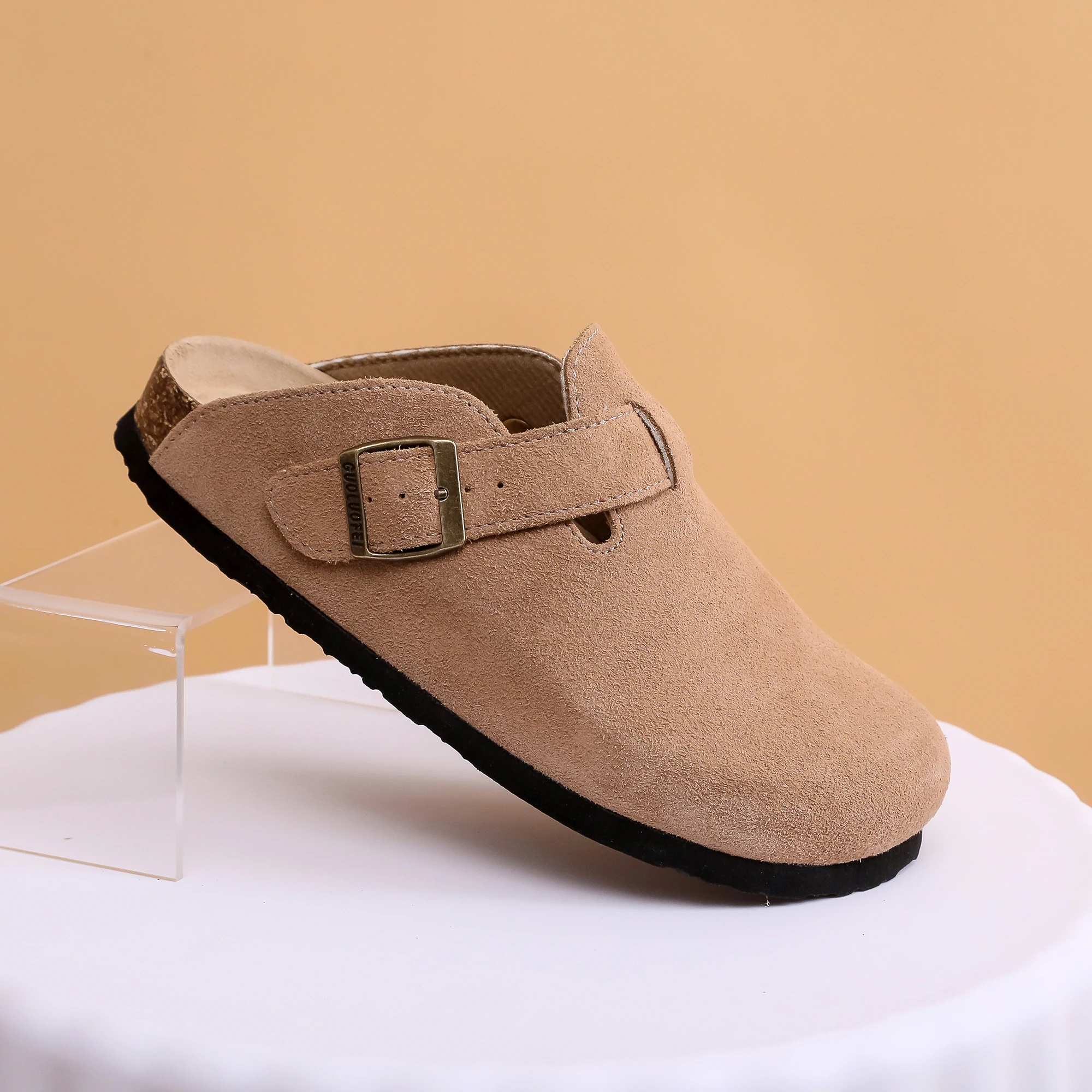 Classic Woman Man Cork Birken Stock Sandals Slippers Luxury Brand Design Buckle Strap Flat Mules