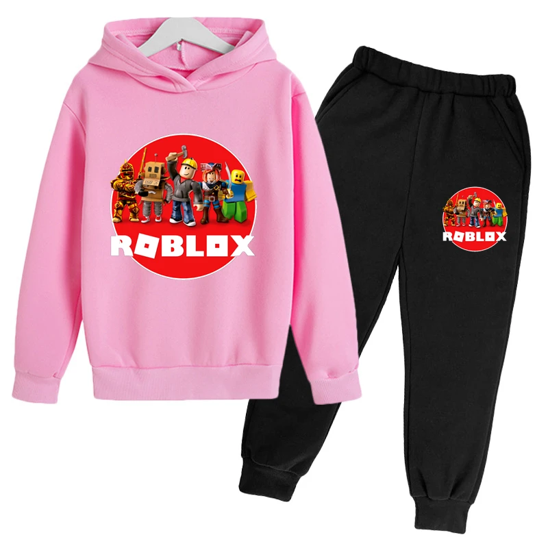 

Детский пуловер Robloxing, модный спортивный костюм на весну и осень, толстовка для мальчиков и девочек, хлопковый костюм, подарок на день рожден...