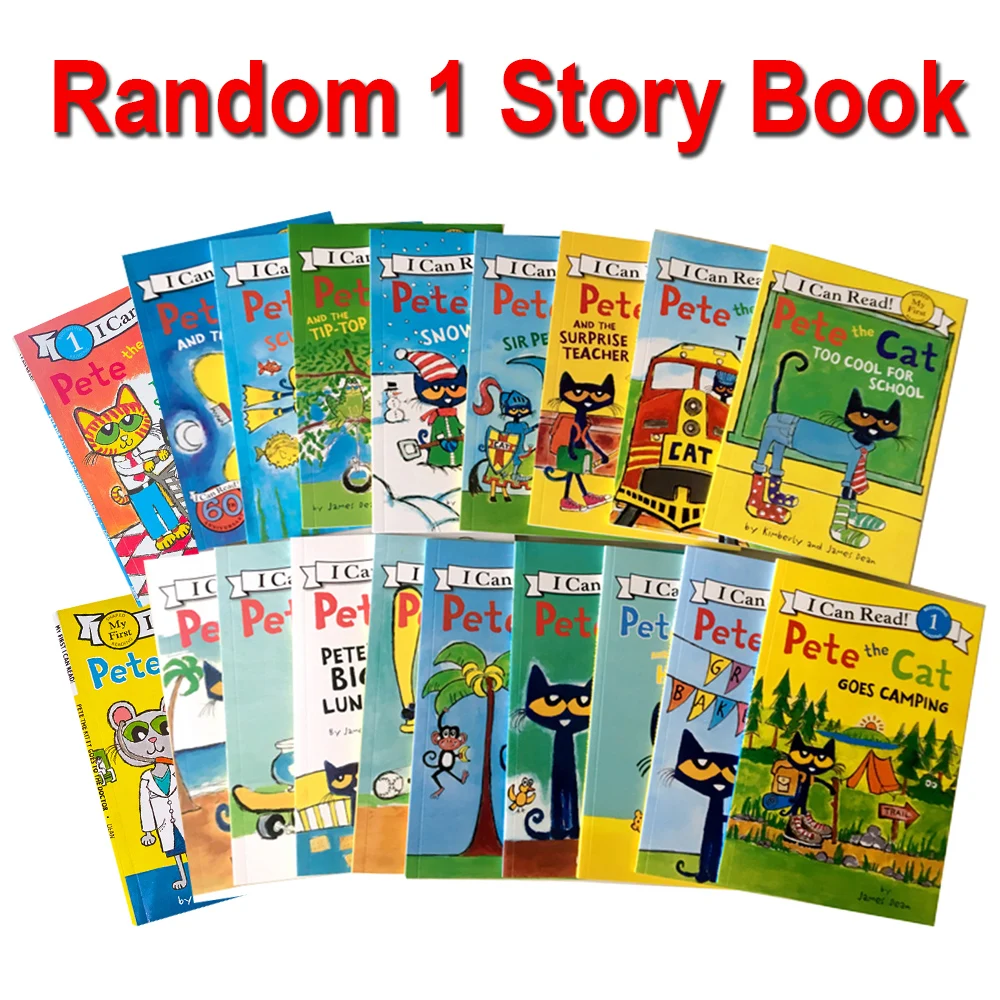 

Random 1 Pcs English Cartoon Picture Story Book for Kids My First Beginning Reading Toddlers Learning Montessori Toys Gifts