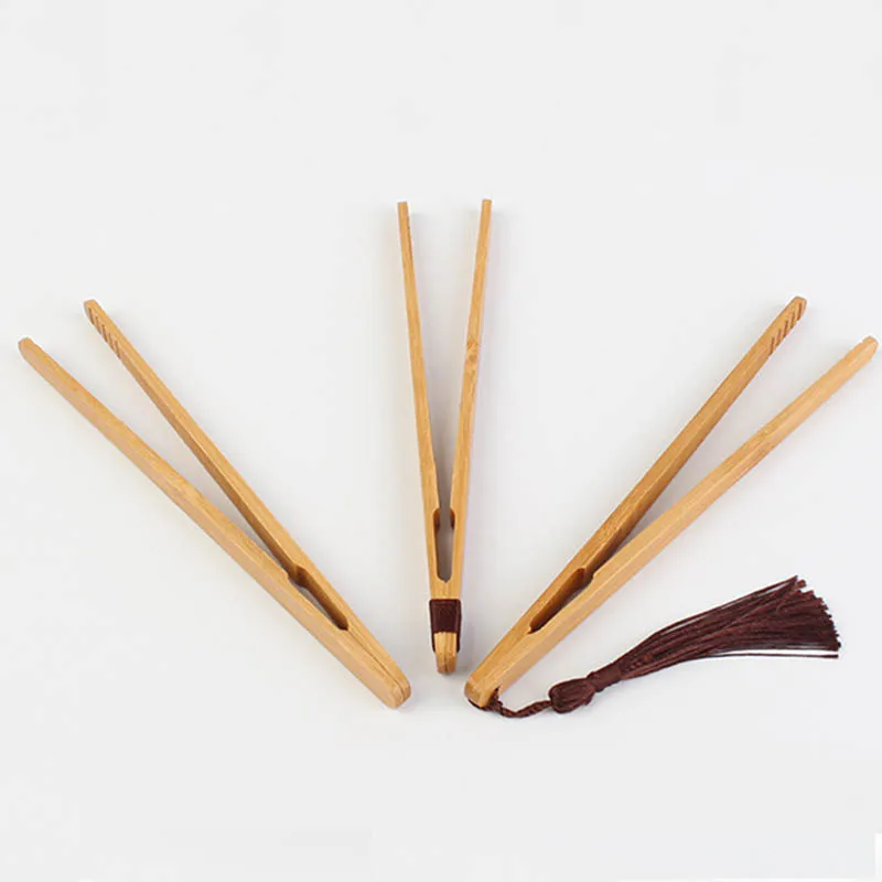 

1Pcs Salad Food Toast Tools Tea Ceremony Tea Accessories Bamboo Home Tea Utensils Tea Tongs Tea Clip Tea Tweezer