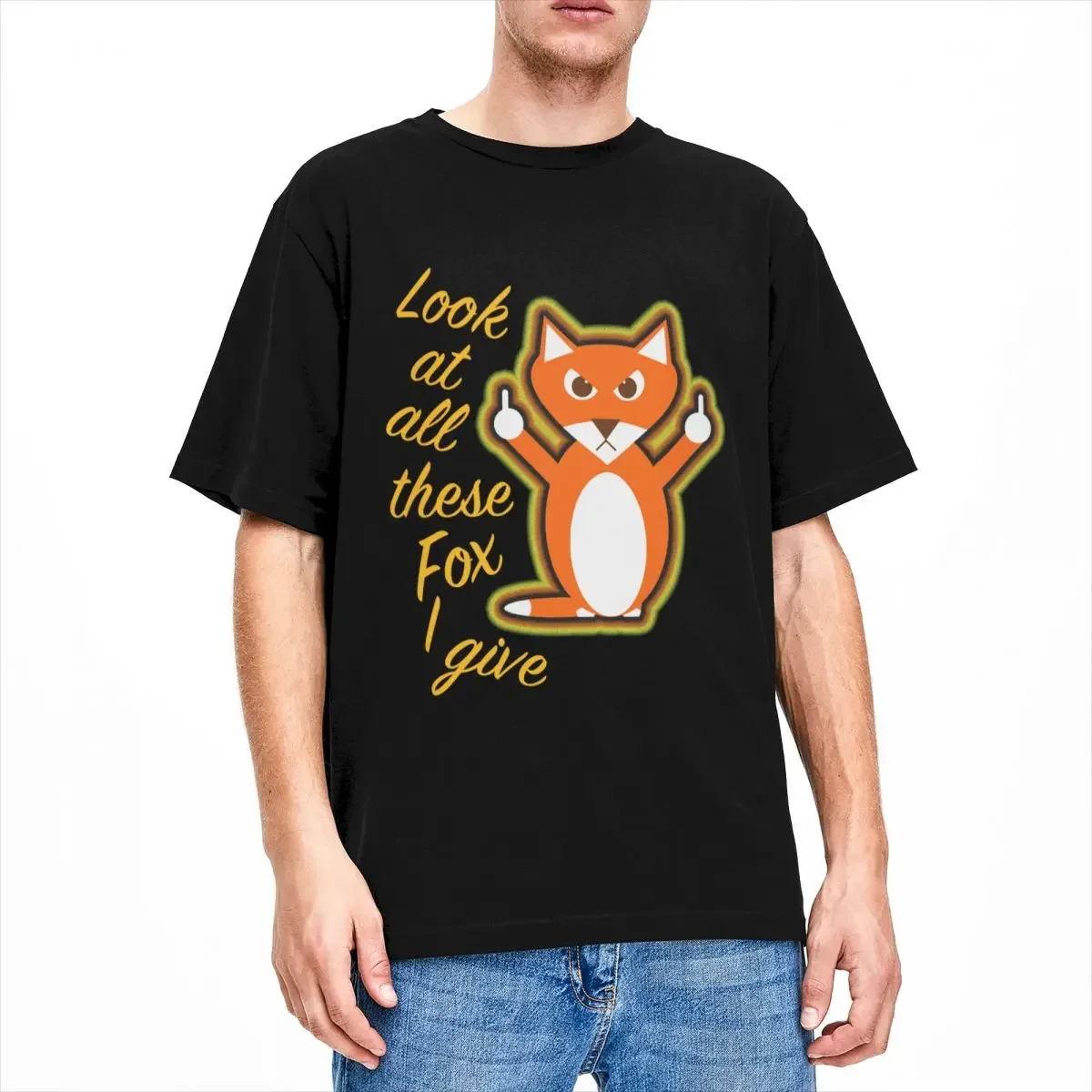 Мужская/женская рубашка из натурального хлопка с круглым вырезом и коротким