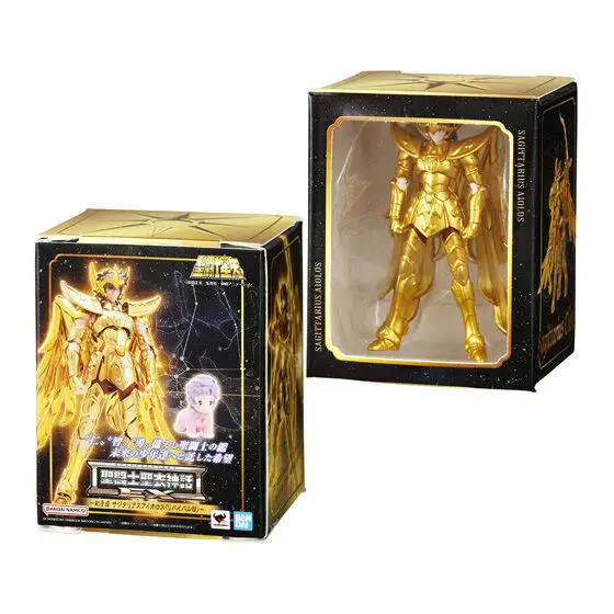 Фото Коллекционная миниатюрная фигурка BANDAI Saint Seiya Saint Cloth Myth Ex, 2 золотых доспеха, коллекционная фигурка Gashapon в коробке №3