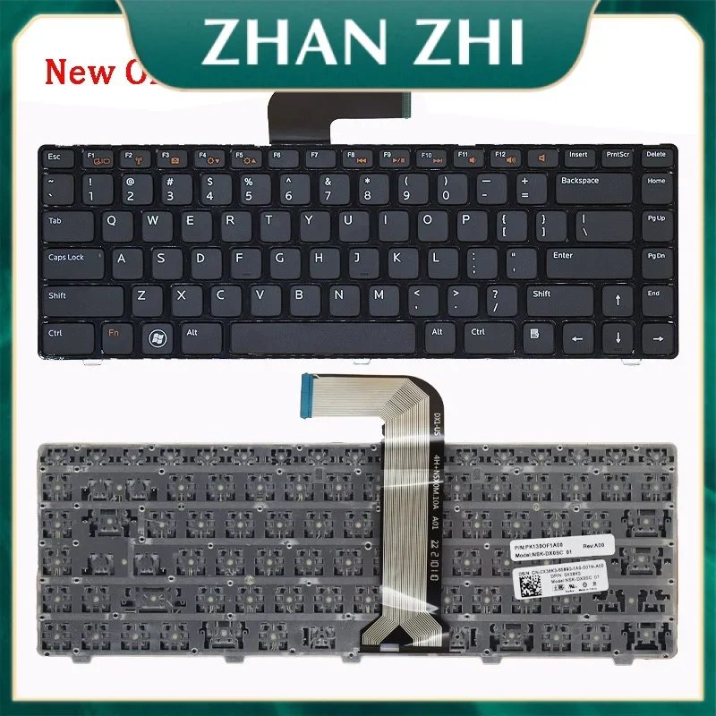 Новая оригинальная сменная клавиатура для ноутбука совместимая с DELL 14VR M411R M4120
