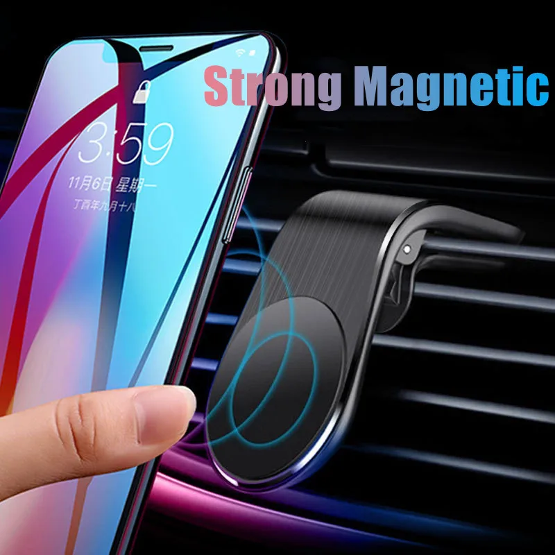 Автомобильный держатель для телефона магнитный автомобильный смартфона с