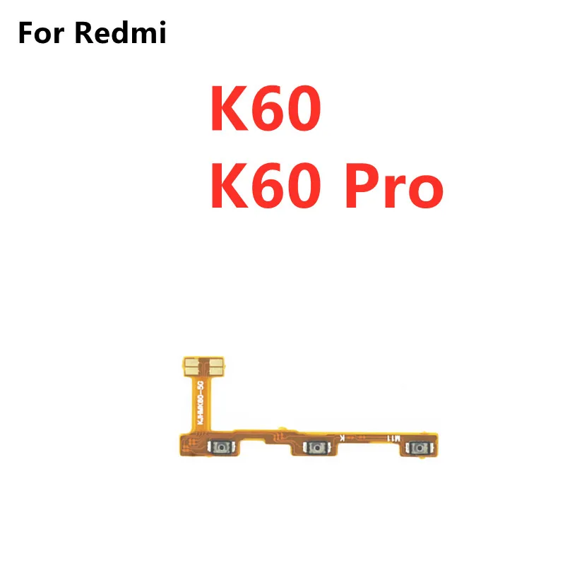 

Кнопка питания и громкости, гибкий кабель, боковой ключ, переключатель ВКЛ./ВЫКЛ., кнопка управления, запасные части для Xiaomi Redmi K60 Pro