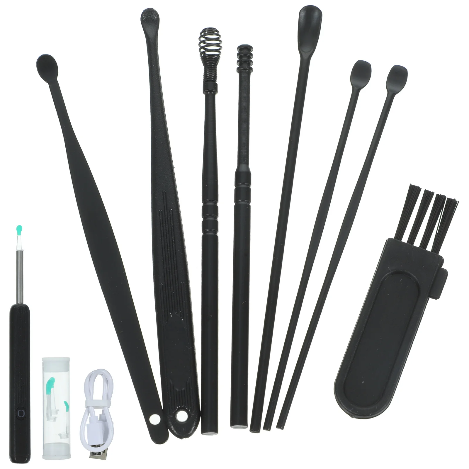 

Ear Spoon Otoscope Scoop Camera Kit Portable Stainless Steel Material Headphone Cleaner
