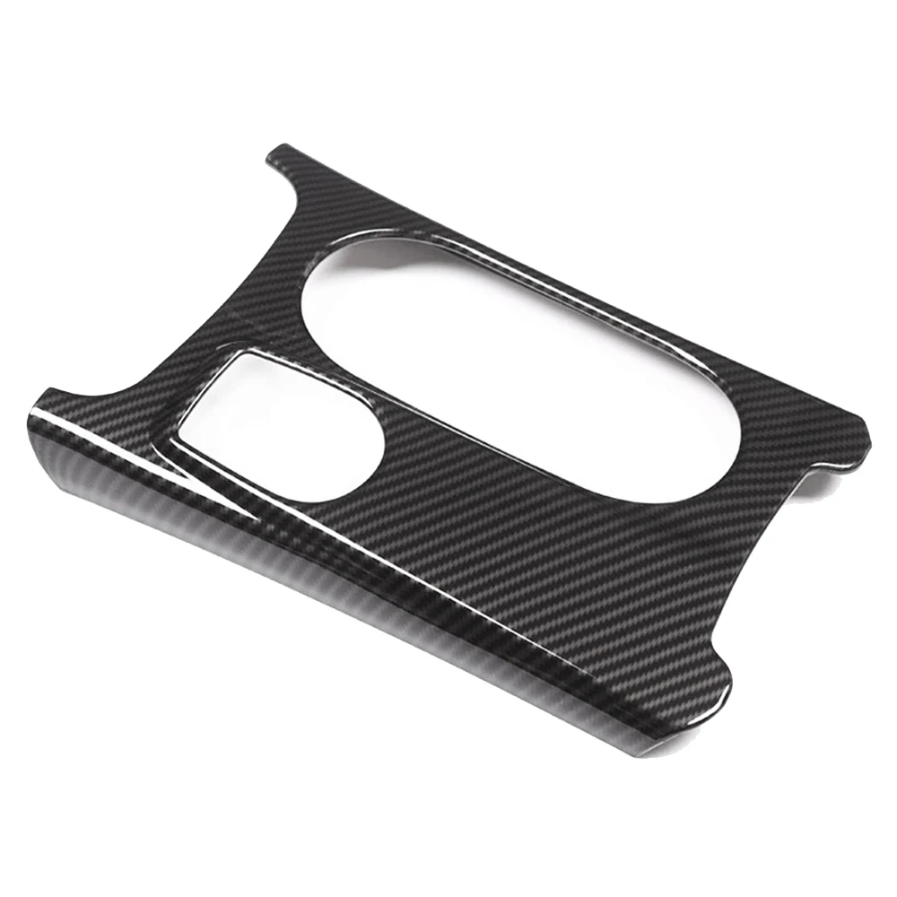 Автомобильная центральная консоль из углеродного волокна подставка для чашки