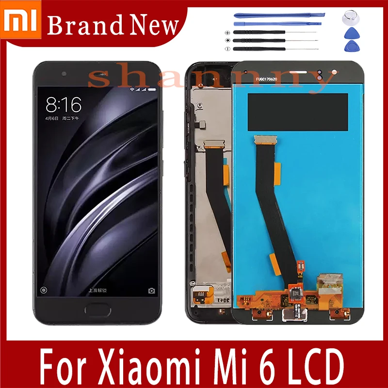 

5.15'' Brand New Display For Xiaomi Mi 6 LCD Display Touch Screen Digitizer Assembly For XIAOMI Mi6 Mi 6 lcd Replacement Parts