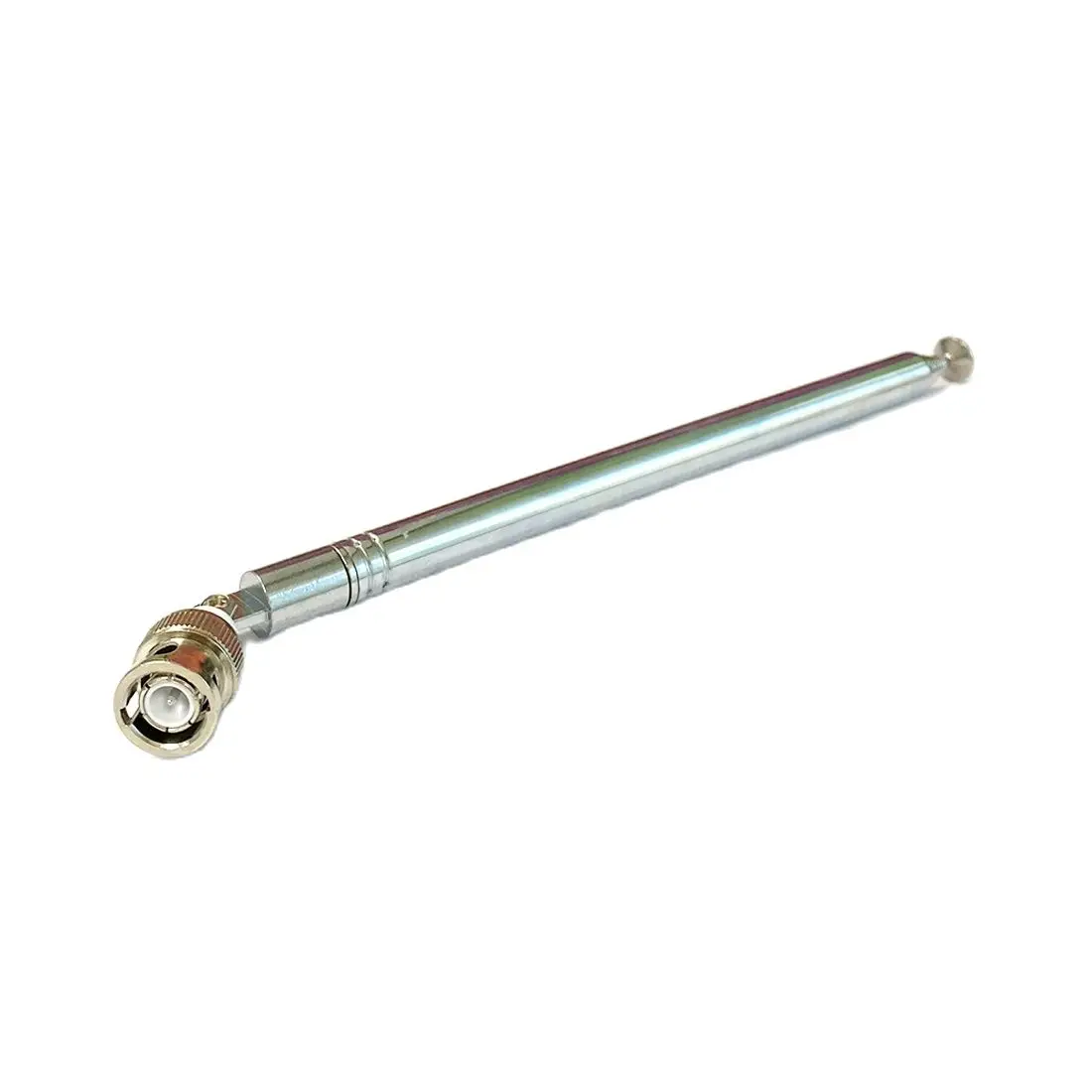 

FM Radio Stainless Steel Telescopic Antenna SMA / BNC / F Connector 1.2m Flexible Plug Audio Signal Aerial