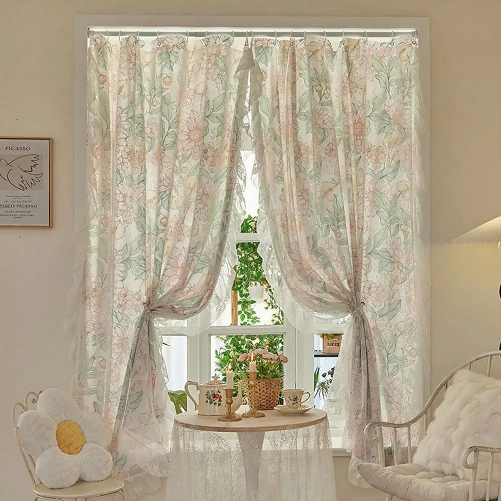 YanYangTian Marle Шторы с французским окном винтажные кристально прозрачные украшения