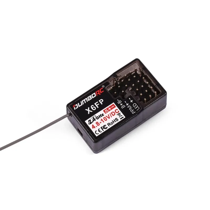 Фото Беспроводной приемник DUMBORC X6FP P6FP P6FPG 2.4G с защитой от обратной полярности и возвратом напряжения для радиоуправляемых моделей №4