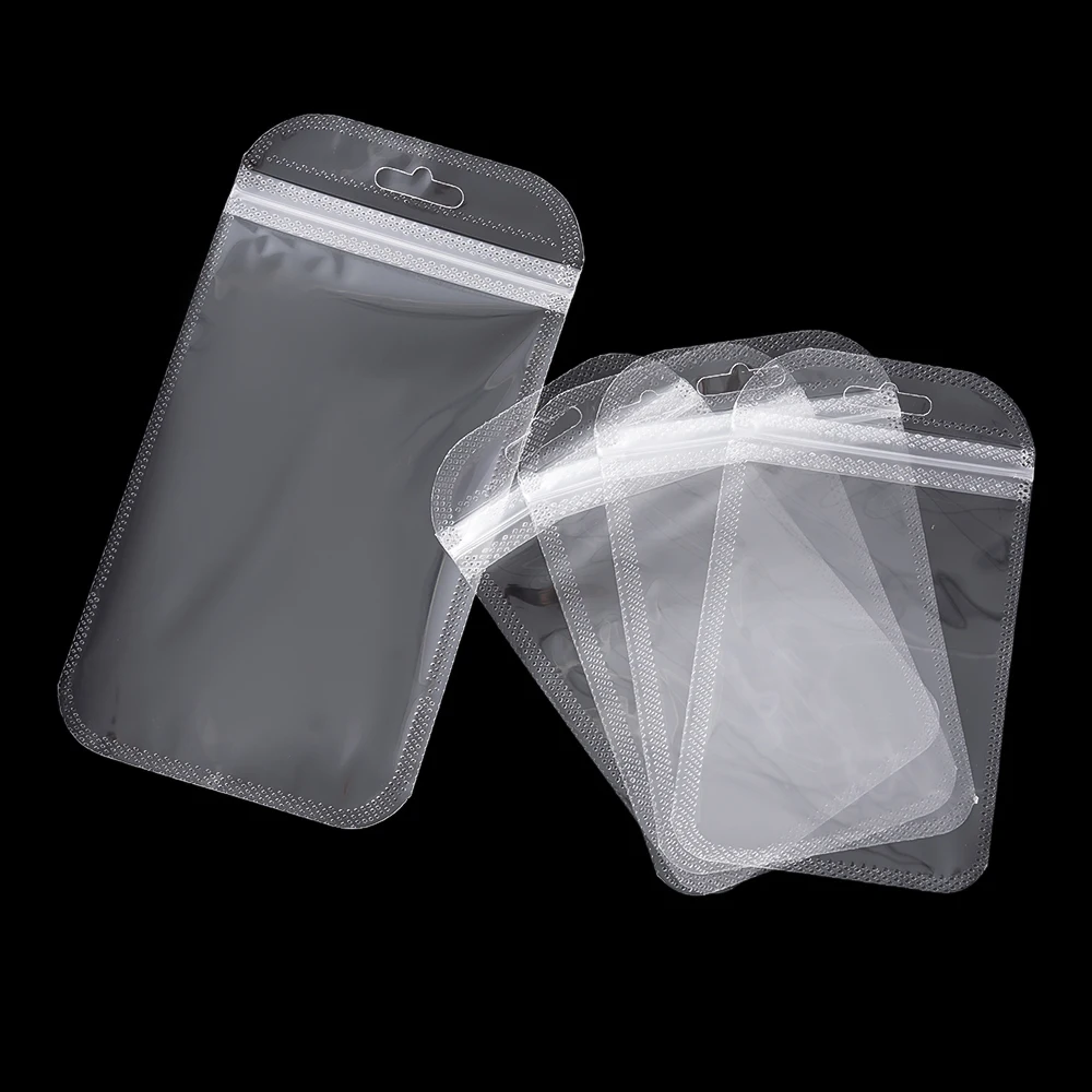 

Прозрачные пластиковые пакеты на молнии для ювелирных изделий 20 шт