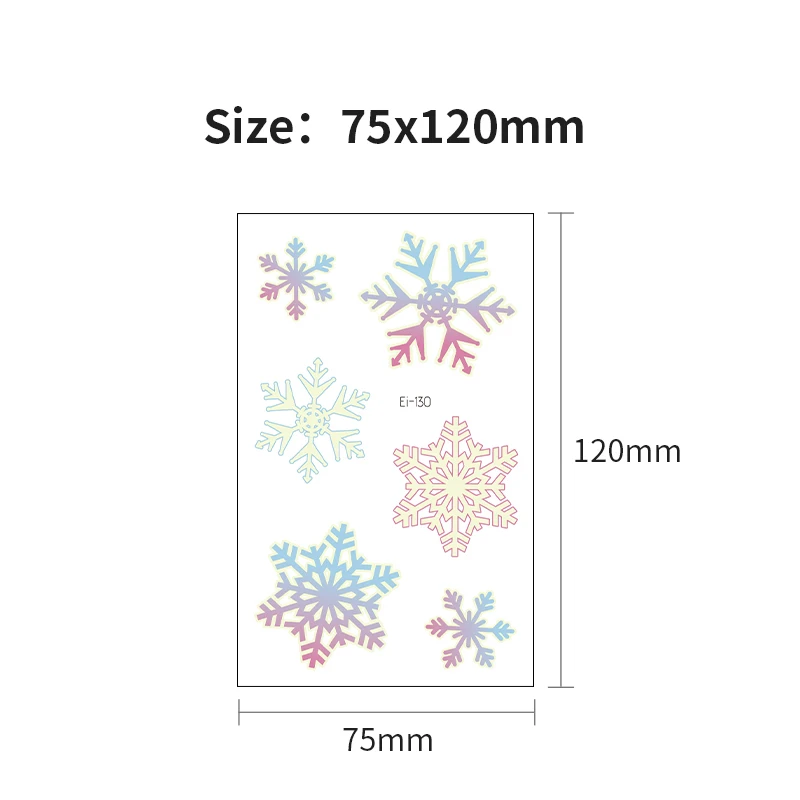 Светящиеся временные тату-наклейки VeeCharm с изображением небесного пера бабочки