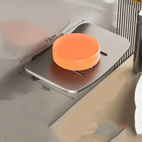 Настенная металлическая мыльница