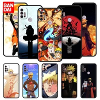 Cover Case for Motorola Moto G30 G50 G60 G200 G31 G60s Power Plus Play Lite Bag Capa Armor Phone Soft Naruto Anime Dark