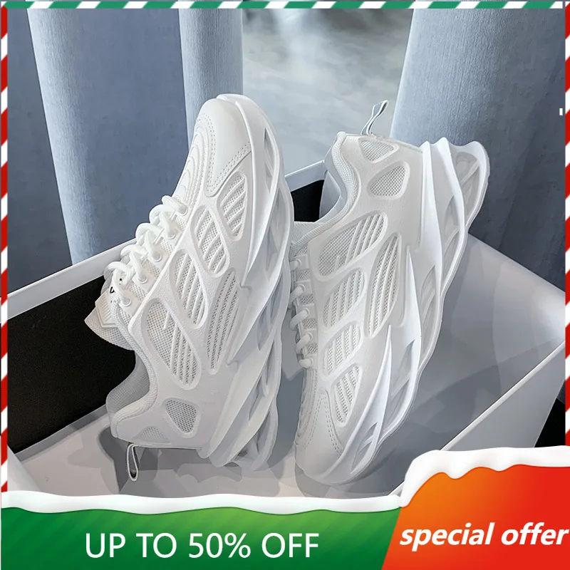 

Кроссовки женские на платформе, водонепроницаемая обувь из экокожи, на плоской подошве, для бега, скейтборда, для студентов, белые