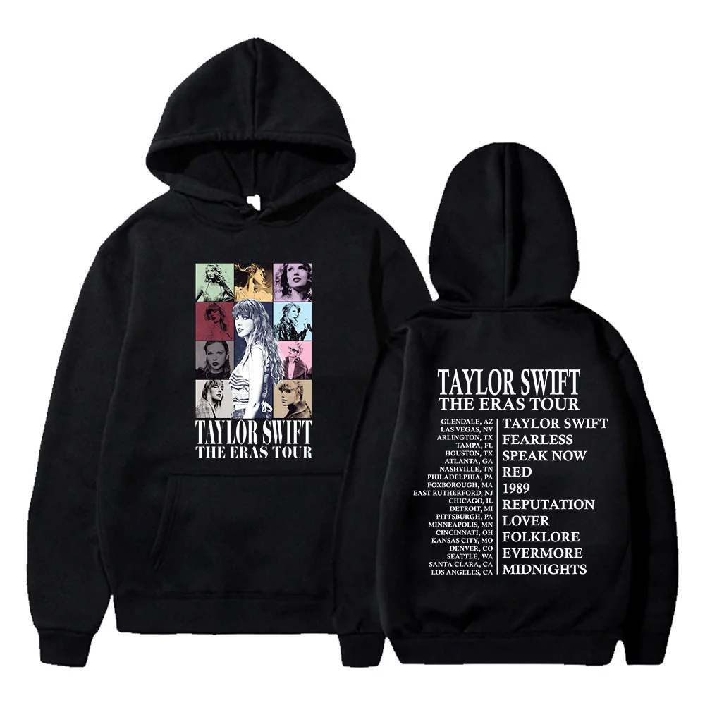 

Taylor Te Eras Tour Merc 2023 World Tour Lon Sleeve Sweatsirts Women Men's oodie Fasion Clotes