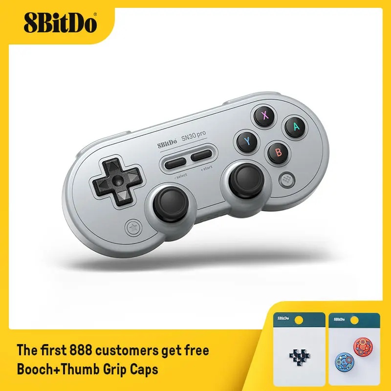 8BitDo - SN30 Pro Wireless Bluetooth Gaming Controller for Nintendo Switch, PC, Windows 10, 11, Steam Deck, Android, macOS