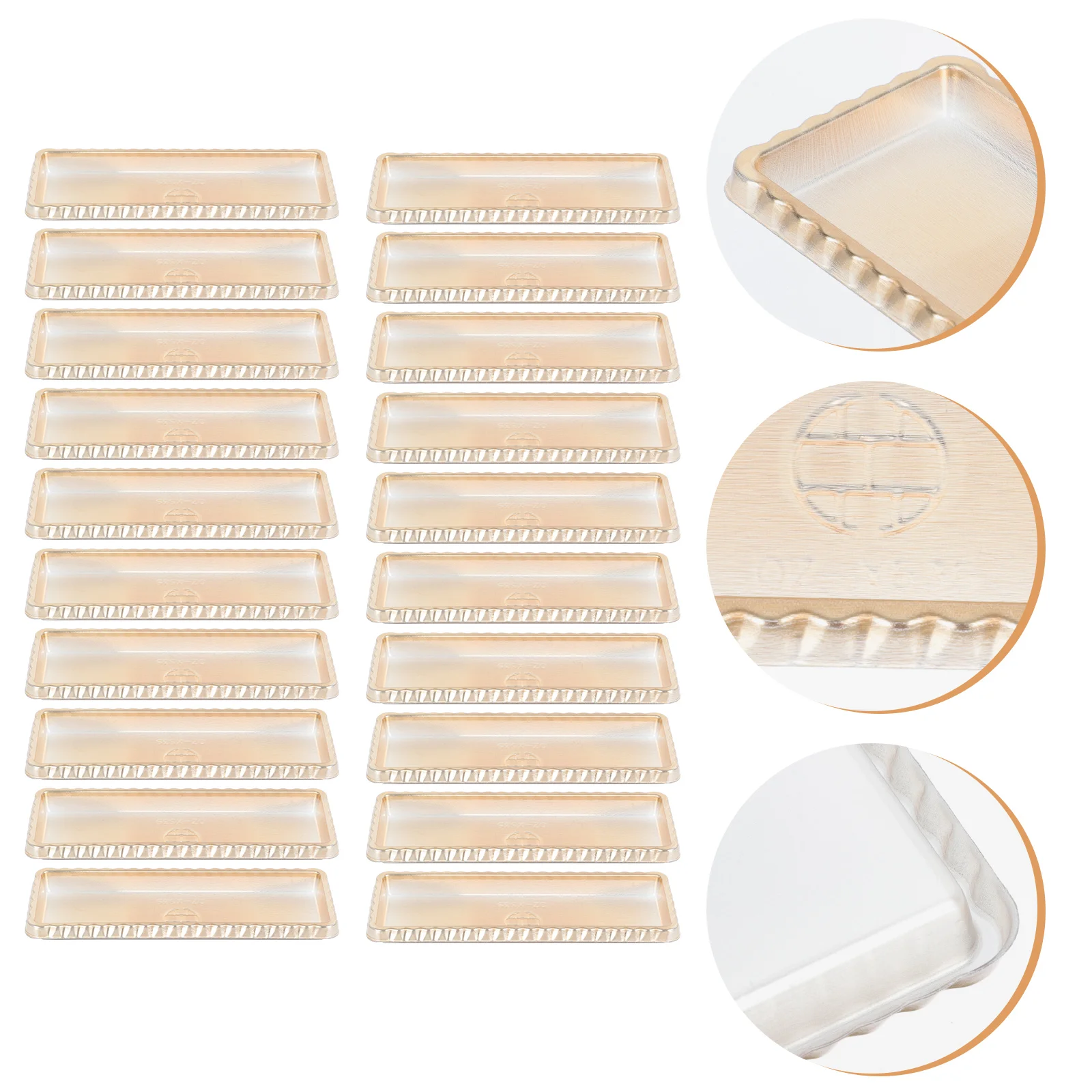 

Cake Base Tray Plate Dessert Board Mini Display Mousse Sturdy Cupcake Serving Wedding Cardboard Gold Golden Cheesecake Holding