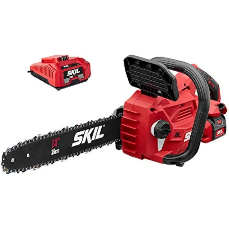 

PWR CORE 40 Brushless 40V 14” Lightweight Chainsaw Kit with Tool-free Chain Tension & Auto Lubrication, Includes 2.5Ah Battery