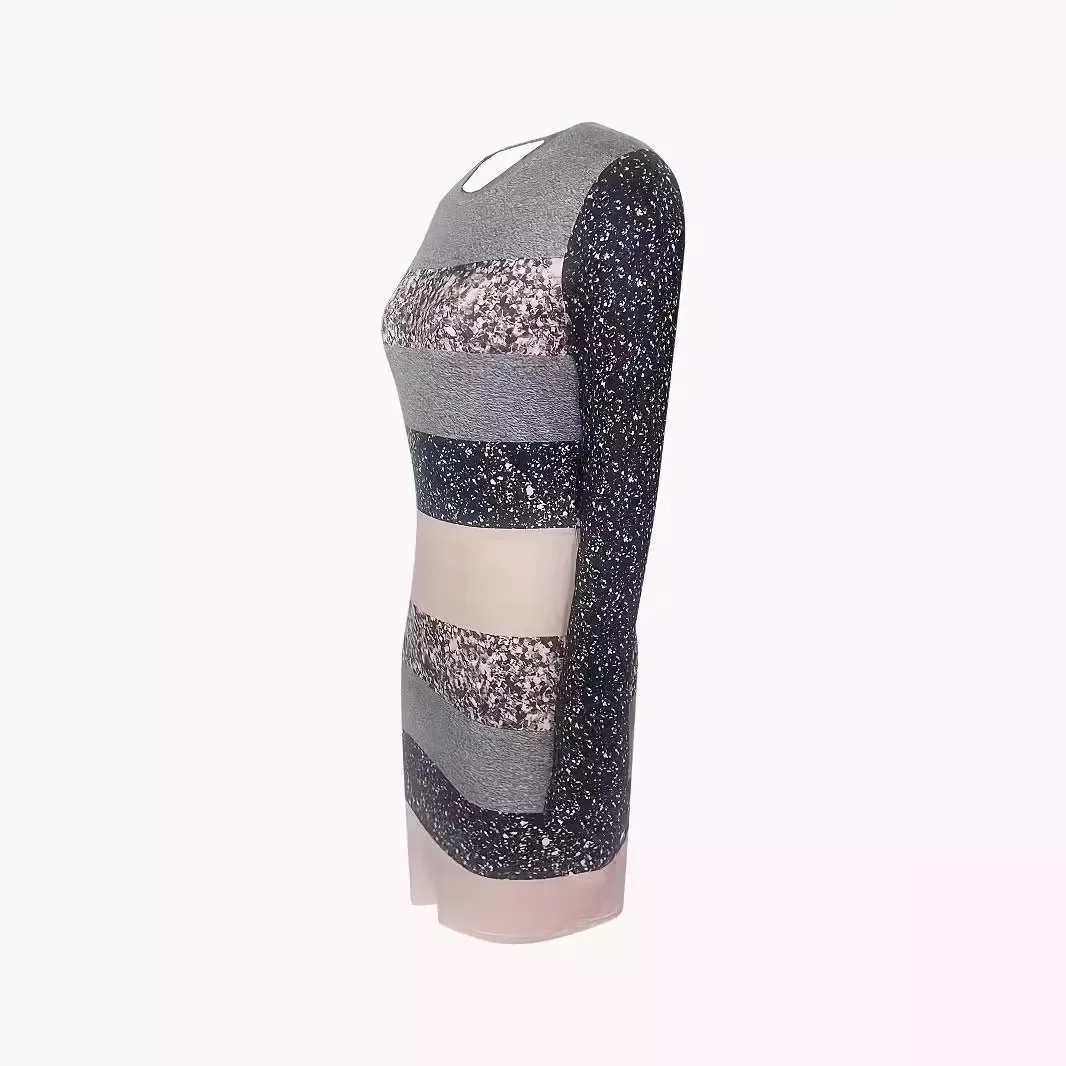 2024 новое модное женское повседневное универсальное летнее платье с длинным