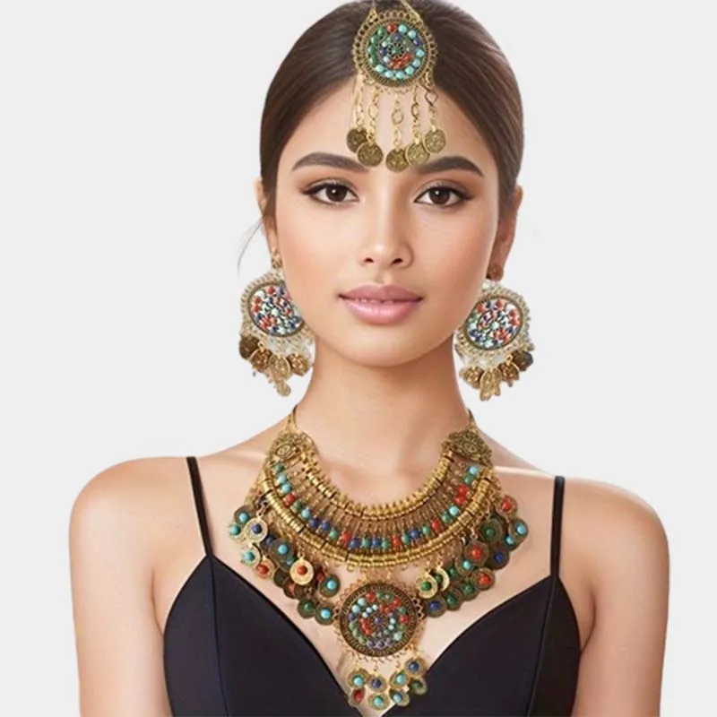 3 шт./комплект Женский винтажный головной убор в этническом стиле