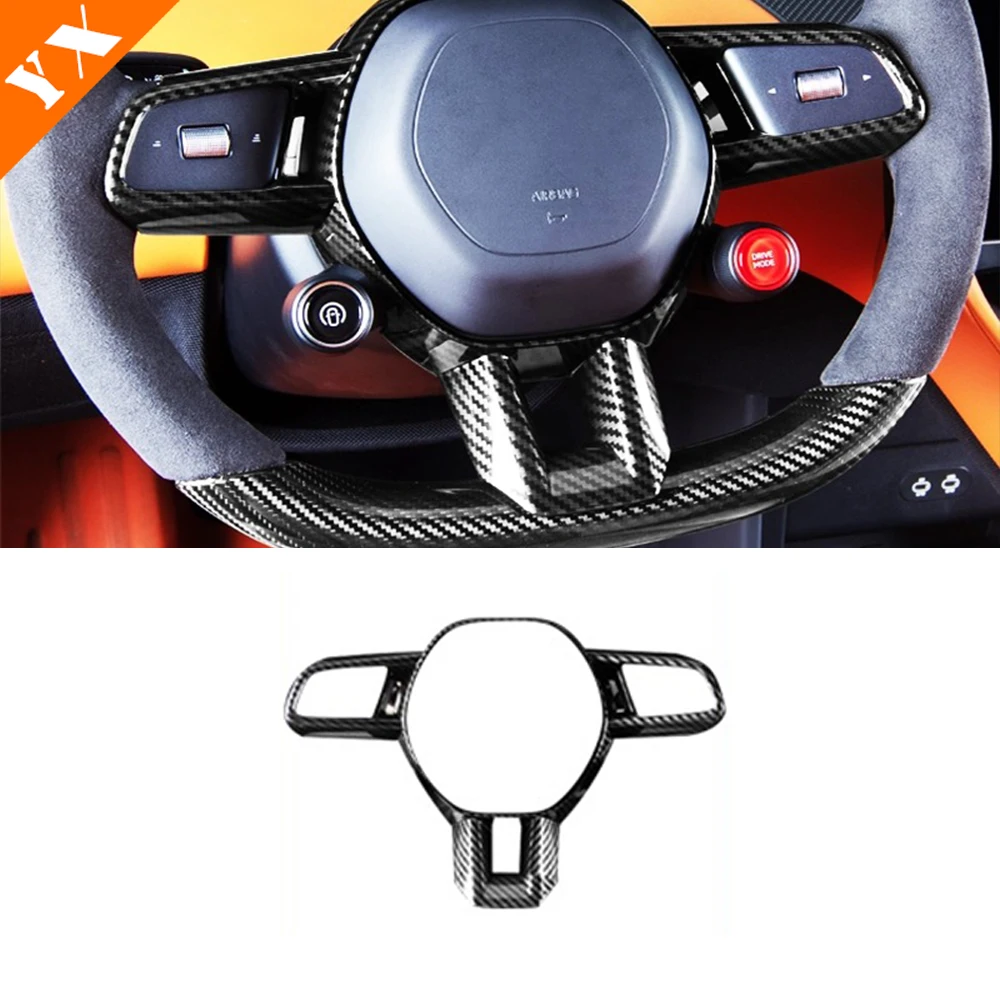 

Для Xiaomi YU7 2025-2026 авто карбоновое украшение на руль, накладка, внутренняя молдинга, защитные аксессуары