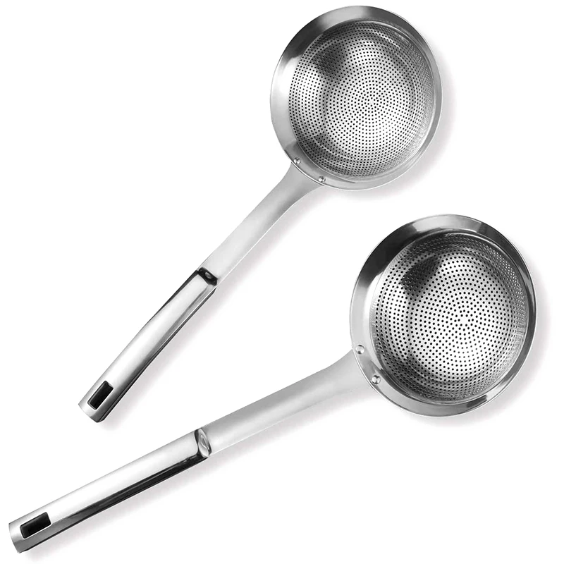 

Skimmer Slotted Spoon Set, Large Scoop Colander, Comfortable Grip Design Strainer Ladle,For Cooking And Frying