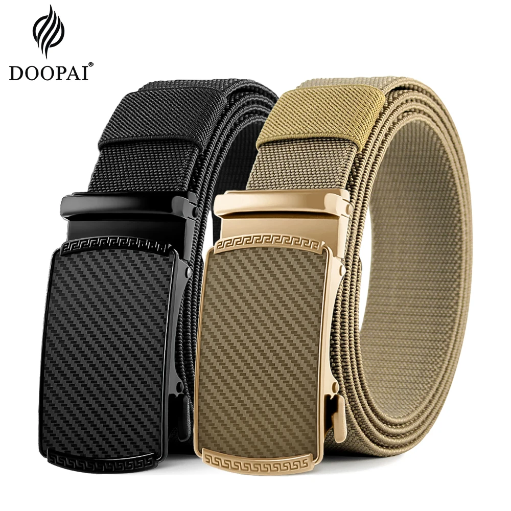 DOOPAI Tactical Belt For Men Nylon Elastic Belt Hard Alloy Buckle Outdoor Military Belt Men's Belt Hunting Accessories Gifts