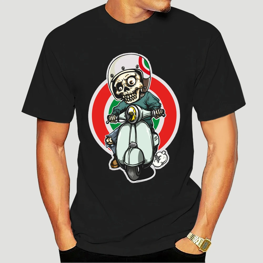 

Футболка MAGLIETTA VESPA PIAGGIO винтажный Флаг Череп Мертвый Мексика PX 125 ITALIA 3582X