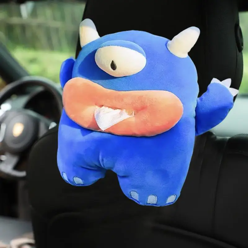 Милая автомобильная коробка для салфеток милая мультяшная губы-сосиски