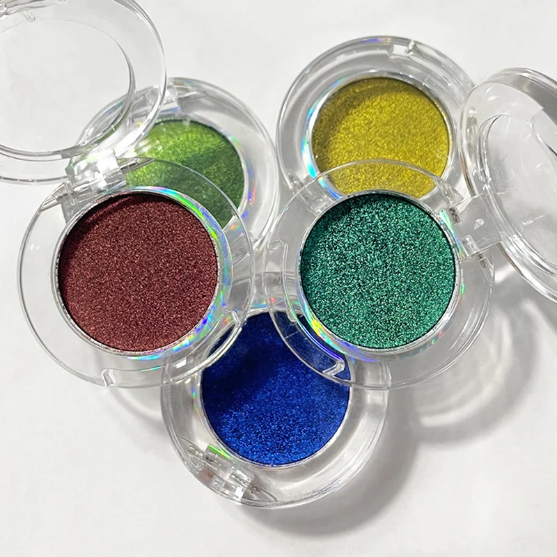 

2023 Mirror Nail Paste Chrome Color Eye Makeup Chameleon Eyeshadow Glitter Eye Shadow Cosmetics Gradient Color Shimmer Colorful