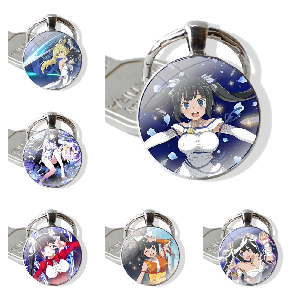 Фотофон с изображением девушек в подземелье, аниме Hestia Ais Wallenstein