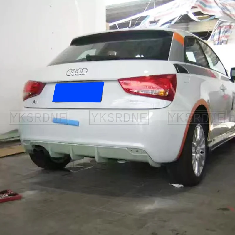 Для Audi A1 2-дверный задний диффузор из настоящего карбона, односторонний, с двойным выходом, высококачественный обвес, 2011-2014 (art.: 3920d9d40c87f) - 3920d9d40c87f