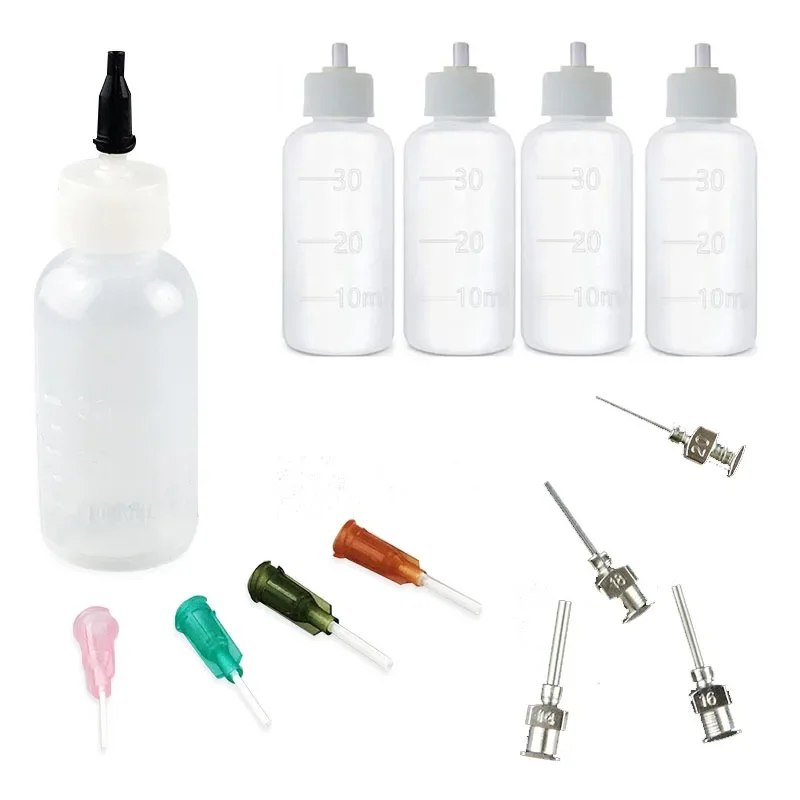 30 мл бутылка для керамической глины и живописи многоигольная грязи аксессуары