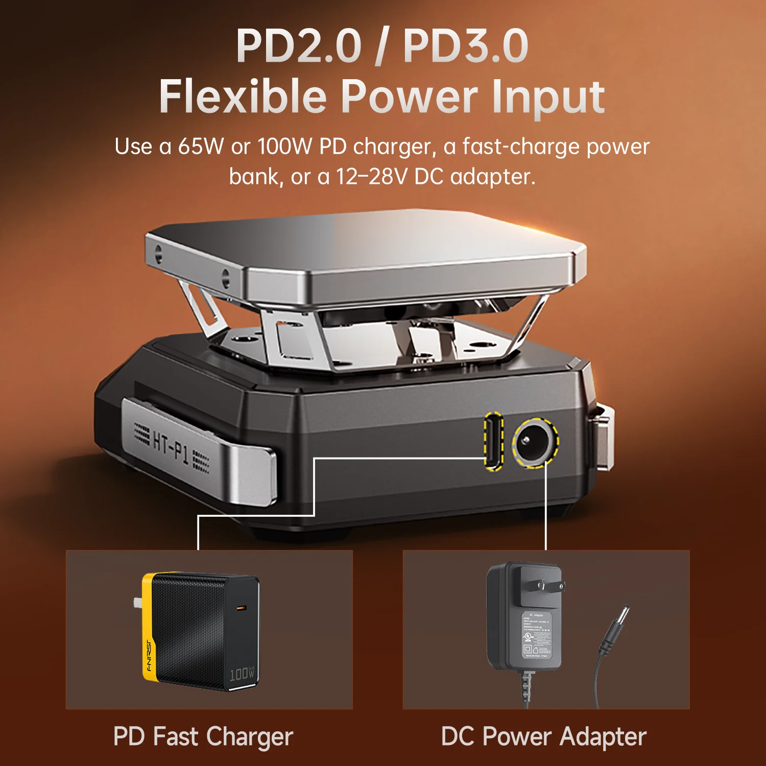 Мини-нагревательная плита FNIRSI HT-P1 150 Вт с PID-регулятором постоянной температуры до 350°C ℃   Нагревательная платформа для DIY-электроники: инструмент для печатных плат (art.: 3920dbed0753a) - 3920dbed0753a