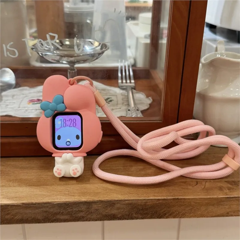 Чехол-ремешок 3D Kawaii My Melody для Apple Watch Sport 123456789st Gen S10 S11 Ultra SE 38454144424649 мм (art.: 3920daaedb5b4) - 3920daaedb5b4