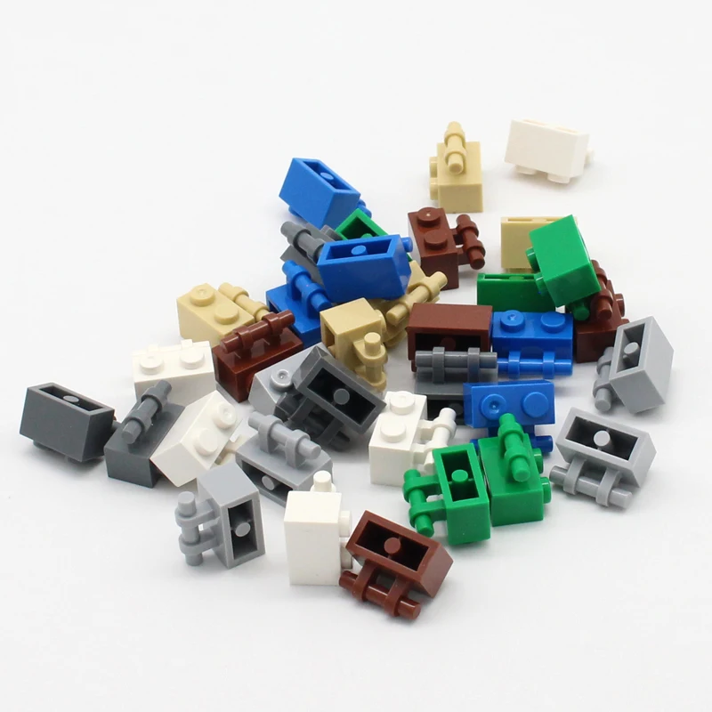 

50 г/пакет, Moc 30236, модифицированный кирпич, 1x2, с ручкой-стержнем на боковой стене, фотообои «сделай сам», Просвечивающая городская архитектур...