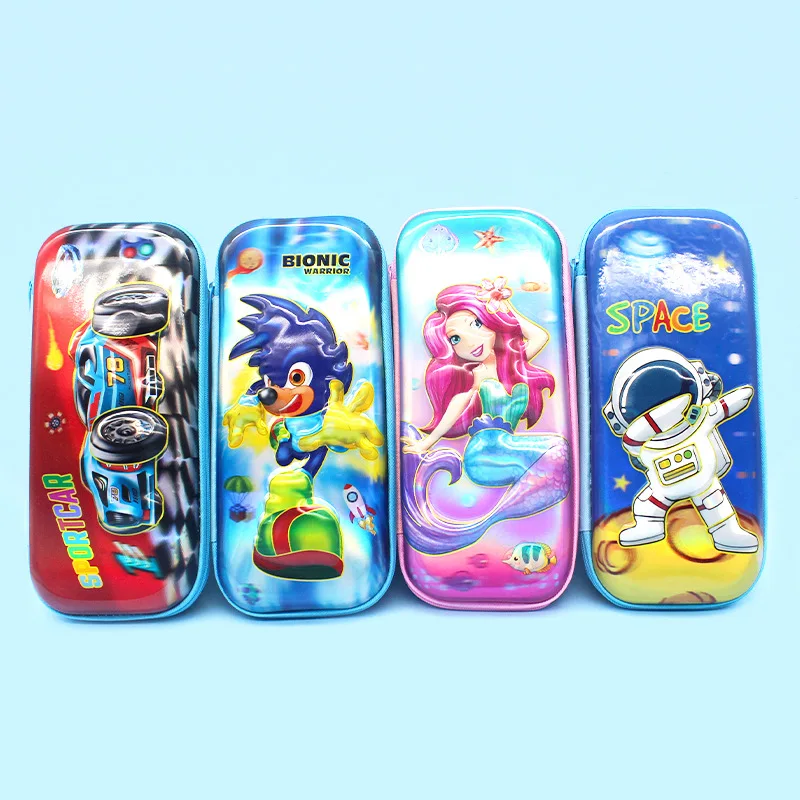 

Оптом, Многофункциональный карандаш, большой емкости, 3D стерео карандаш, двойной мультяшный карандаш для учеников