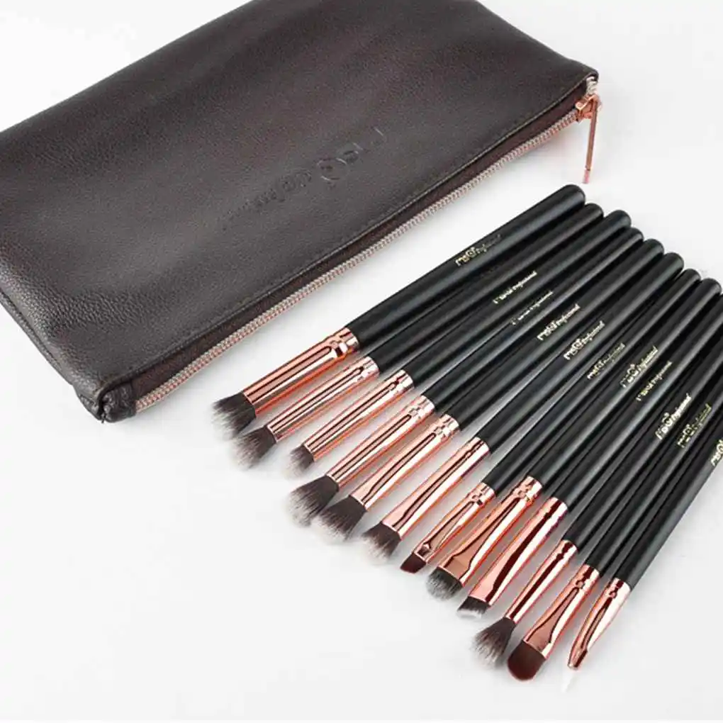 

MSQ Professional Make-up Brush Set 12pcs Eye Shadow Brushes Full Set Beauty Soft Make-up Eye Modification Supplies