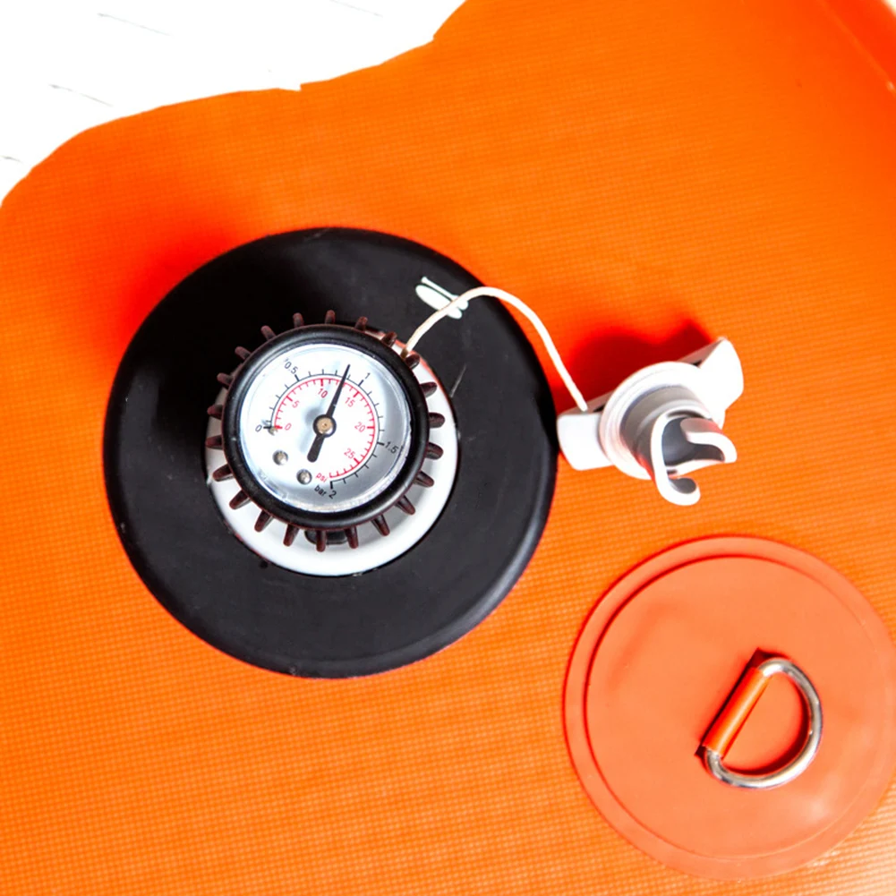 

Pressure Gauge Kayak Barometer Black Double Pressure Units For Boat Kayak For Inflatable Measurement Durable And Practical