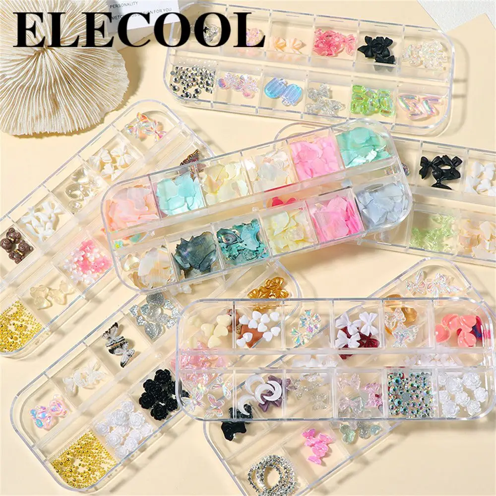 

Butterfly Jewelry Metal Not Easil Fade Lasting Not Easily Broken Three-dimensional Diy Nails Little Bear Jewelry Blend Resin