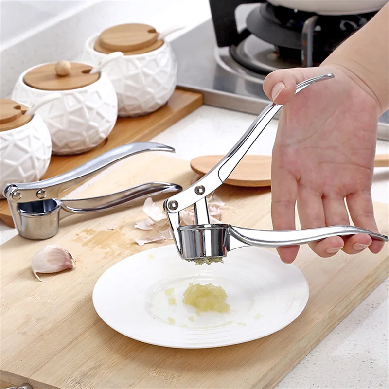 

Tools Kitchen Accessories 1pcs Garlic Press Crusher Kitchen Cooking Vegetables Ginger Squeezer Masher Handheld Ginger Mincer