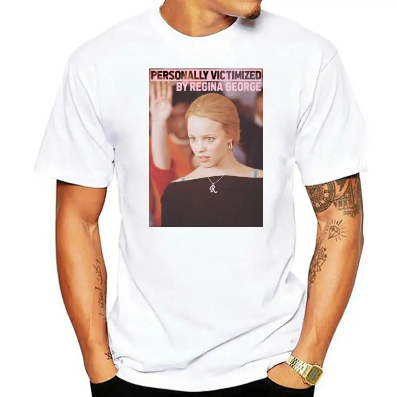 

Mean Girls Regina George Victim Licensed Adult T-Shirt Harajuku Tee Shirt