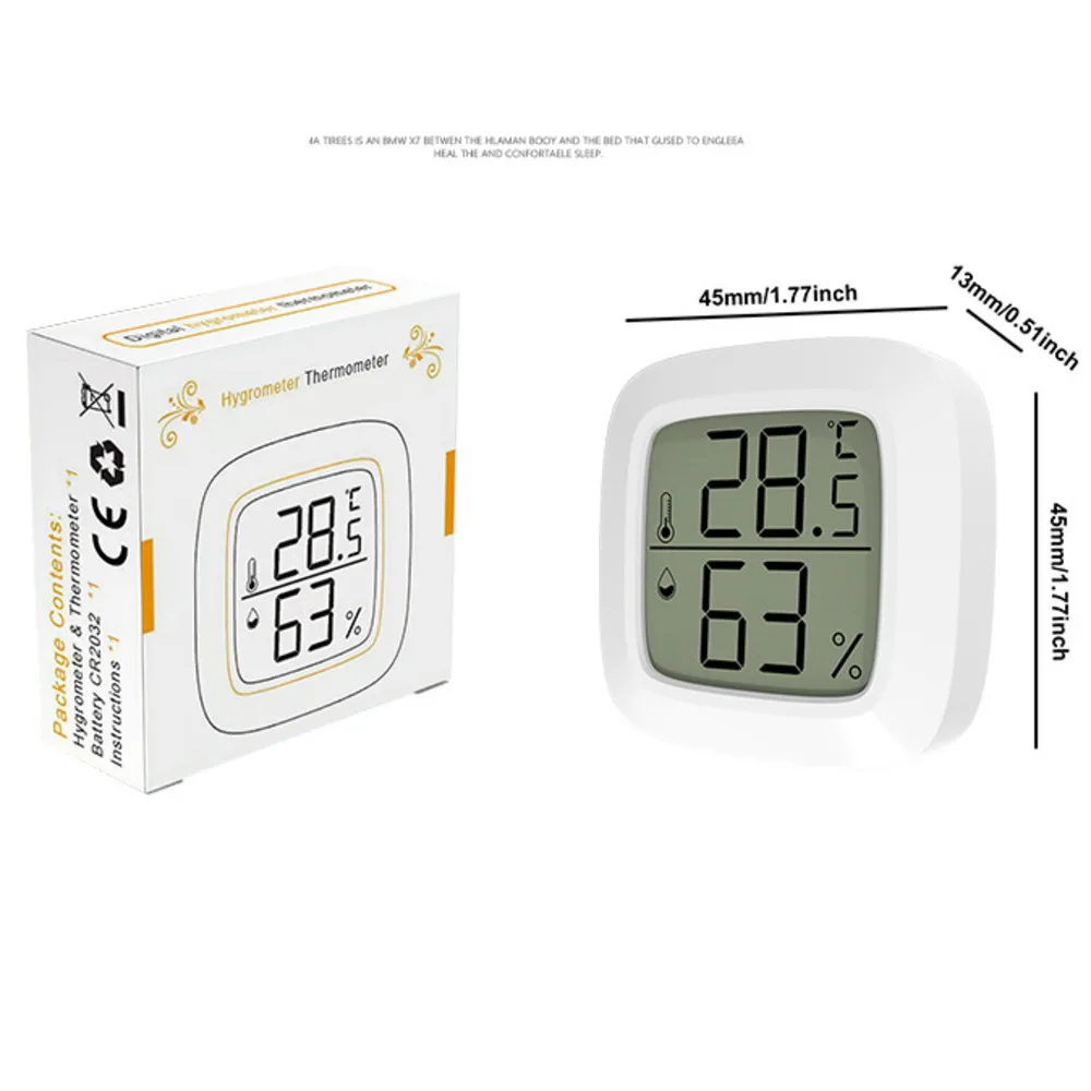 

50 шт., высокоточный бытовой электронный гигрометр с магнитом