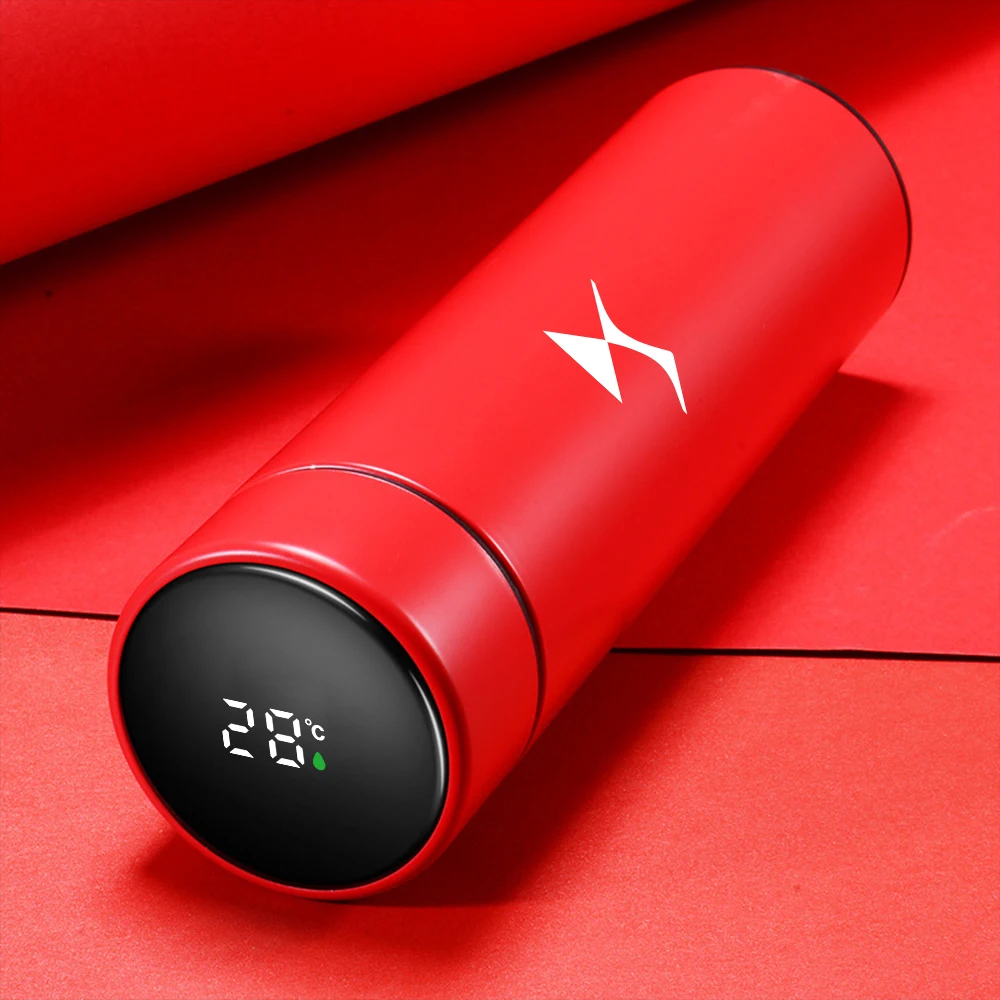 

Автомобильный умный термос, аксессуары для DS3 Crossback DS7 DS4 DS3 маркировка "DS SPIRIT" X E-Tense DS5 DS6 5LS Wild Rubis